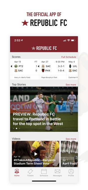 Sacramento Republic FC App