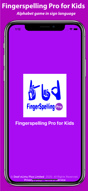 Fingerspelling Pro for Kids