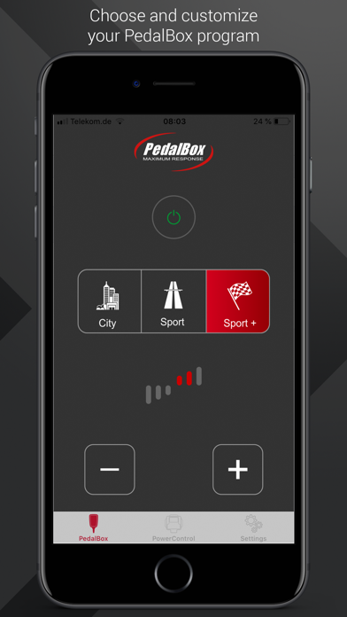 DTE PedalBox screenshot 2