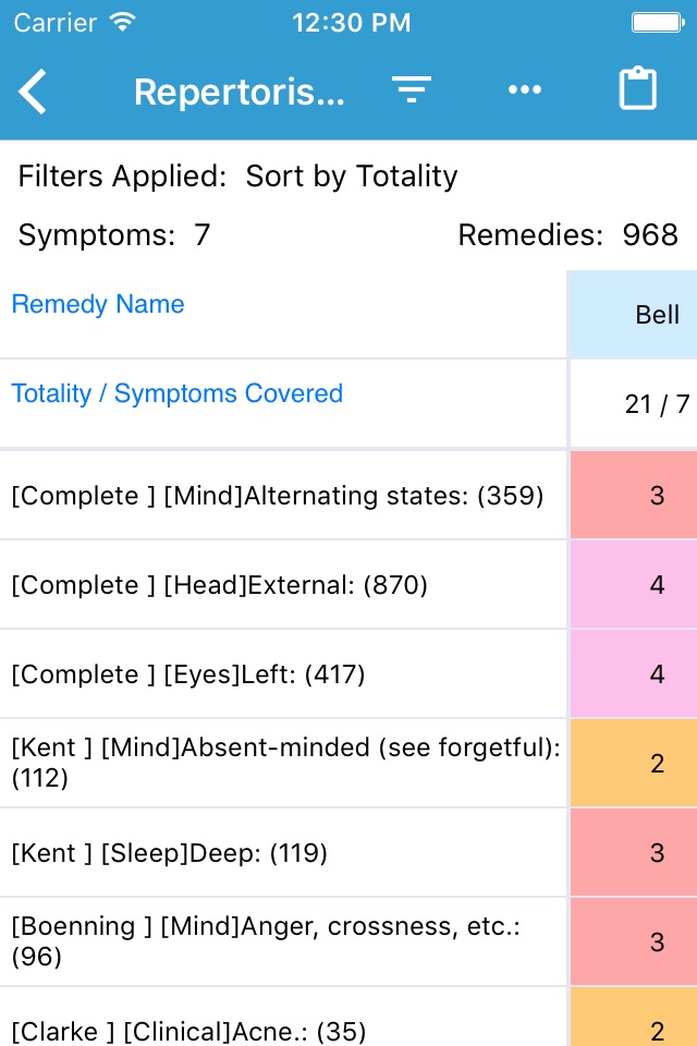 Zomeo - Homeopathy Software screenshot 3