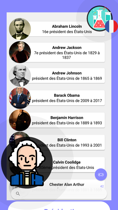 Screenshot #3 pour USAPresidents Quiz Jeu 2019