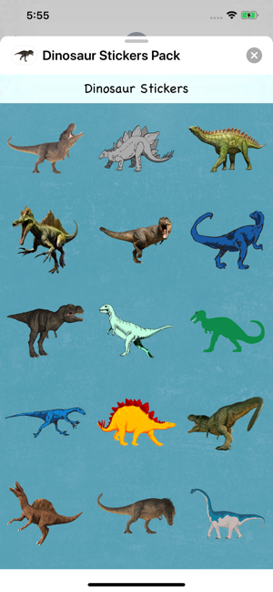 Dinosaur Stickers Pack(圖1)-速報App