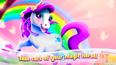 How to cancel & delete Unicorn Baby Care: Make up! from iphone & ipad 3