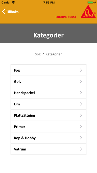 SIKA MiljöAppen screenshot 2