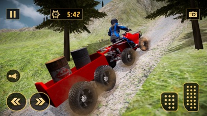 Hill Quad ATV Cargo Transport screenshot 2