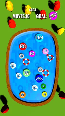 Game screenshot 2048 Swimming Pool apk
