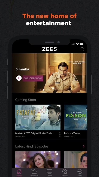 ZEE5 - Shows Live TV & Movies