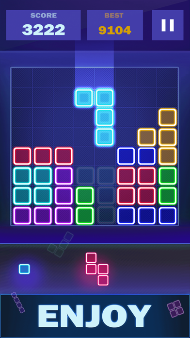 Glow Block Puzzle Legend screenshot 4