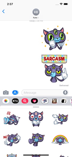 Alien Cat Sticker Pack(圖4)-速報App