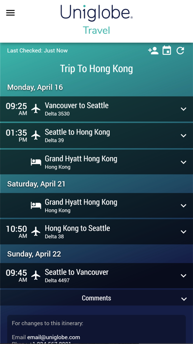 How to cancel & delete UNIGLOBE Travel Companion from iphone & ipad 3