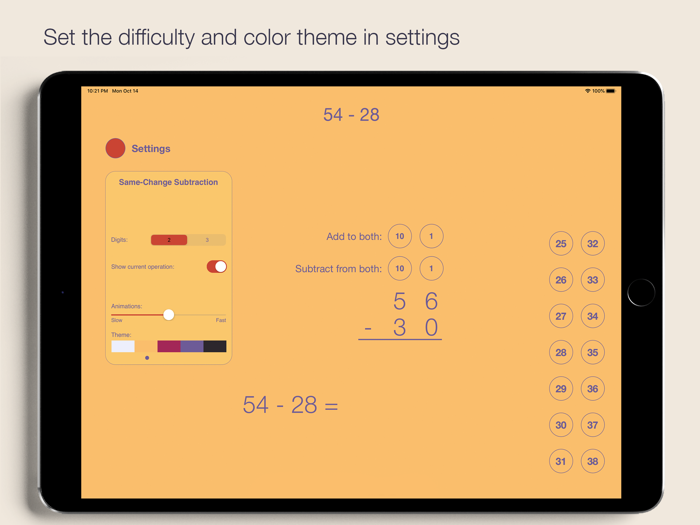 Same-Change Subtraction