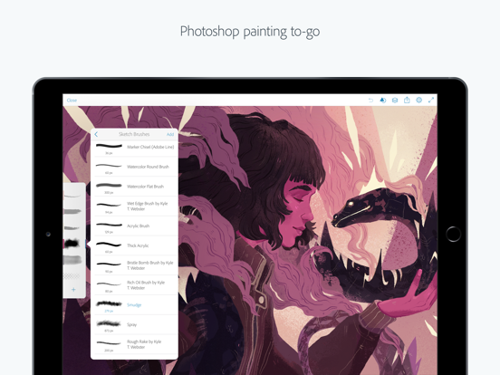 Adobe Sketch – inspiration, drawing & feedback screenshot