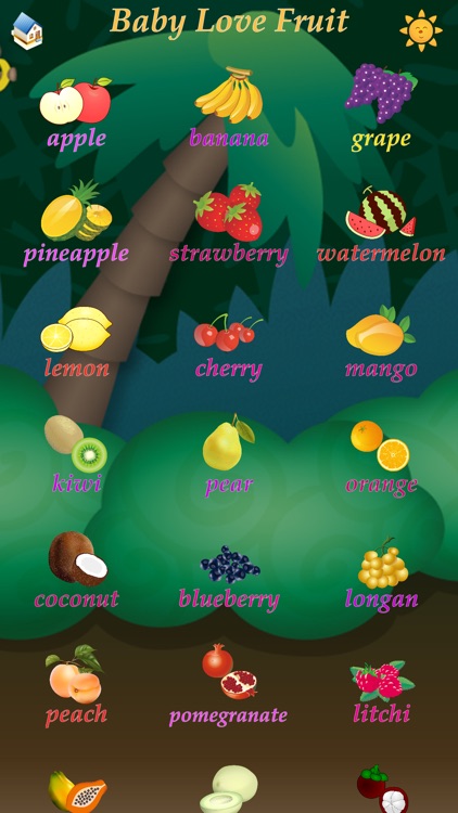 Kids First Fruit Learning App