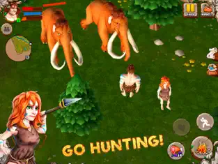 Captura de Pantalla 1 Caveman Island Survival Sim 3D iphone