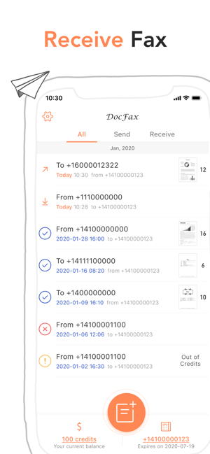 Doc Fax - Send & Receive Faxes(圖3)-速報App