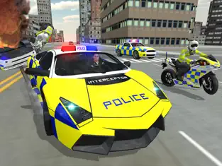 Captura de Pantalla 2 Police Car Driving: Crime City iphone