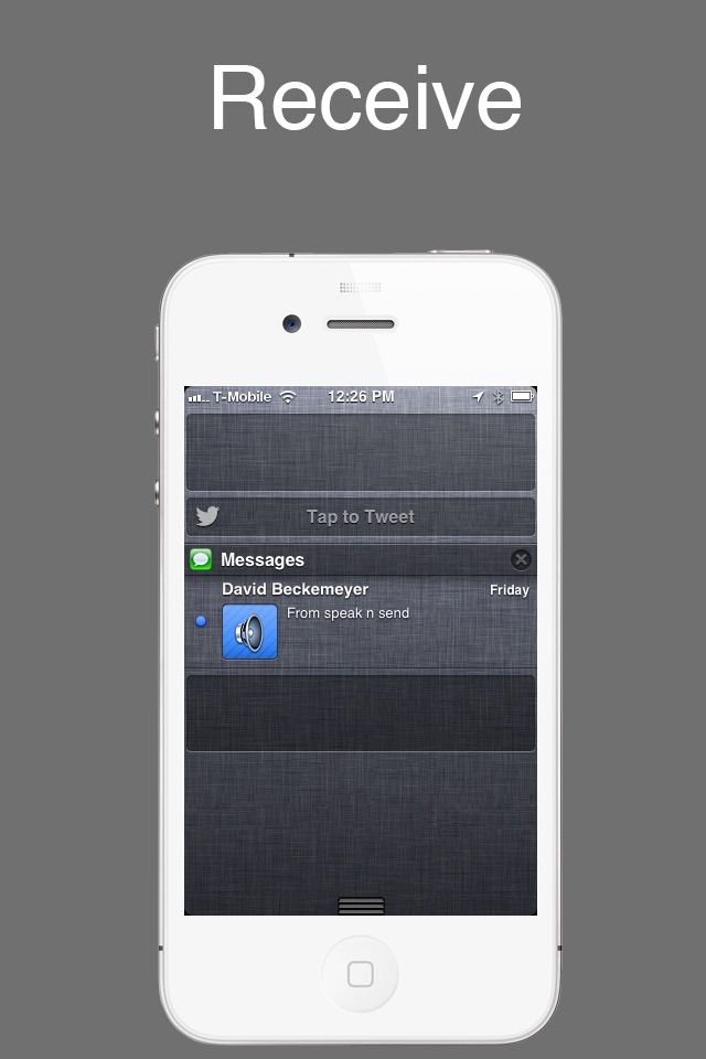 Speak N Send - Audio messaging screenshot 4