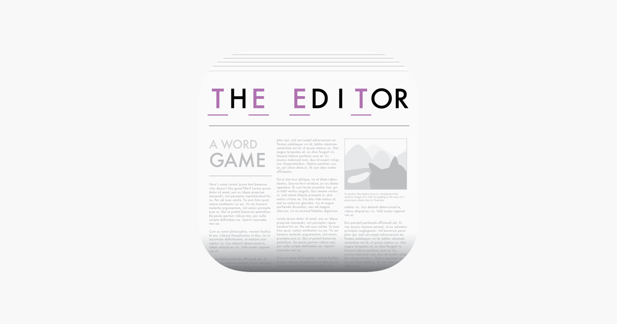 ‎The Editor Cryptograms on the App Store