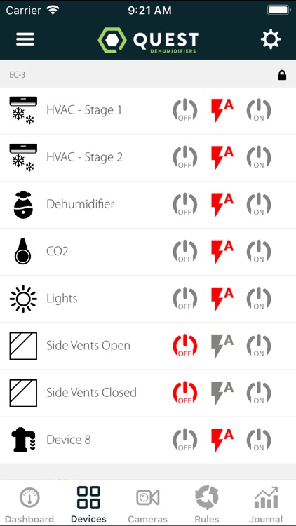 Quest Dehumidifier Control