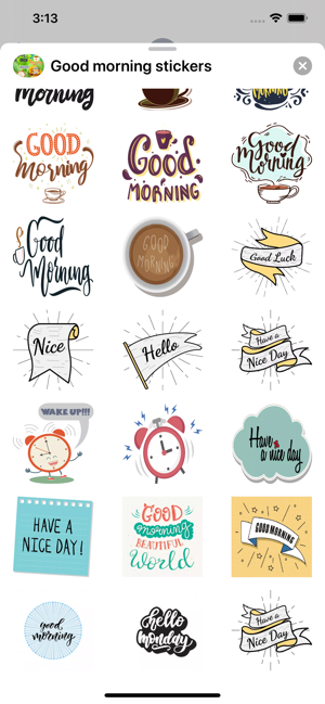 New Good Morning Sticker(圖2)-速報App