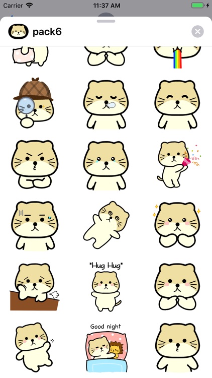 Singa Polah Stickers Pack 6