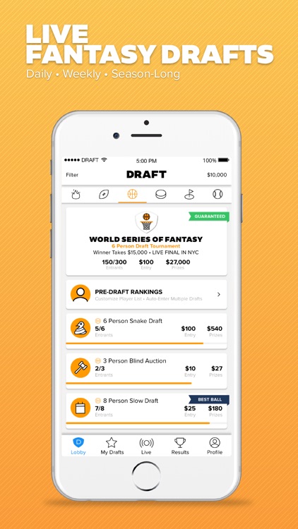 DRAFT: Daily Fantasy Sports