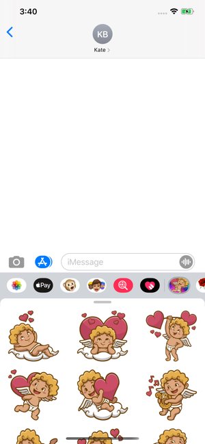 New Cute Cupid Stickers HD