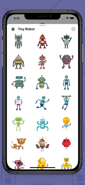 Tiny Robot Stickers(圖5)-速報App