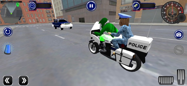 US Police Bike Transporter Sim