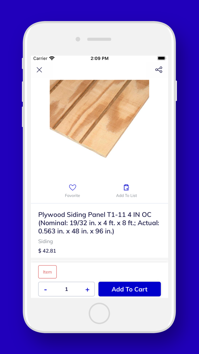 Home Supply Customer