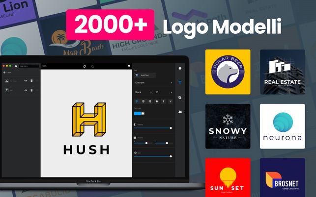 Logo Maker Edit Crea Logo Sul Mac App Store