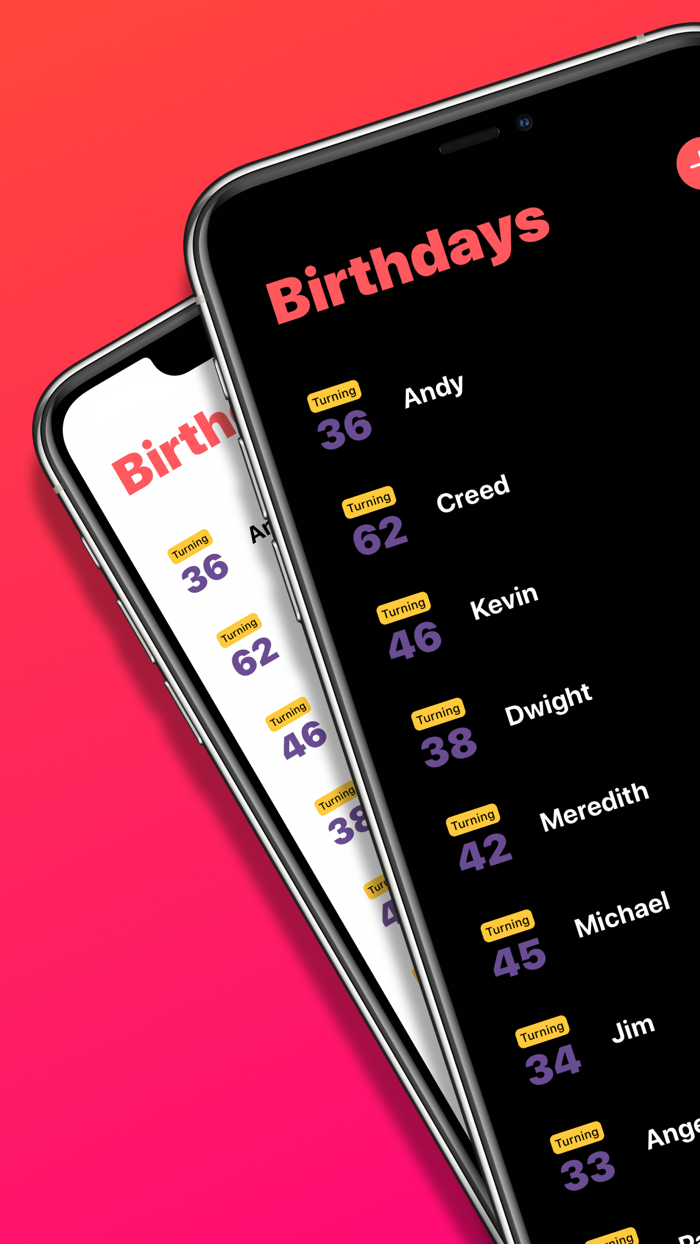 Birthdays with Alerts