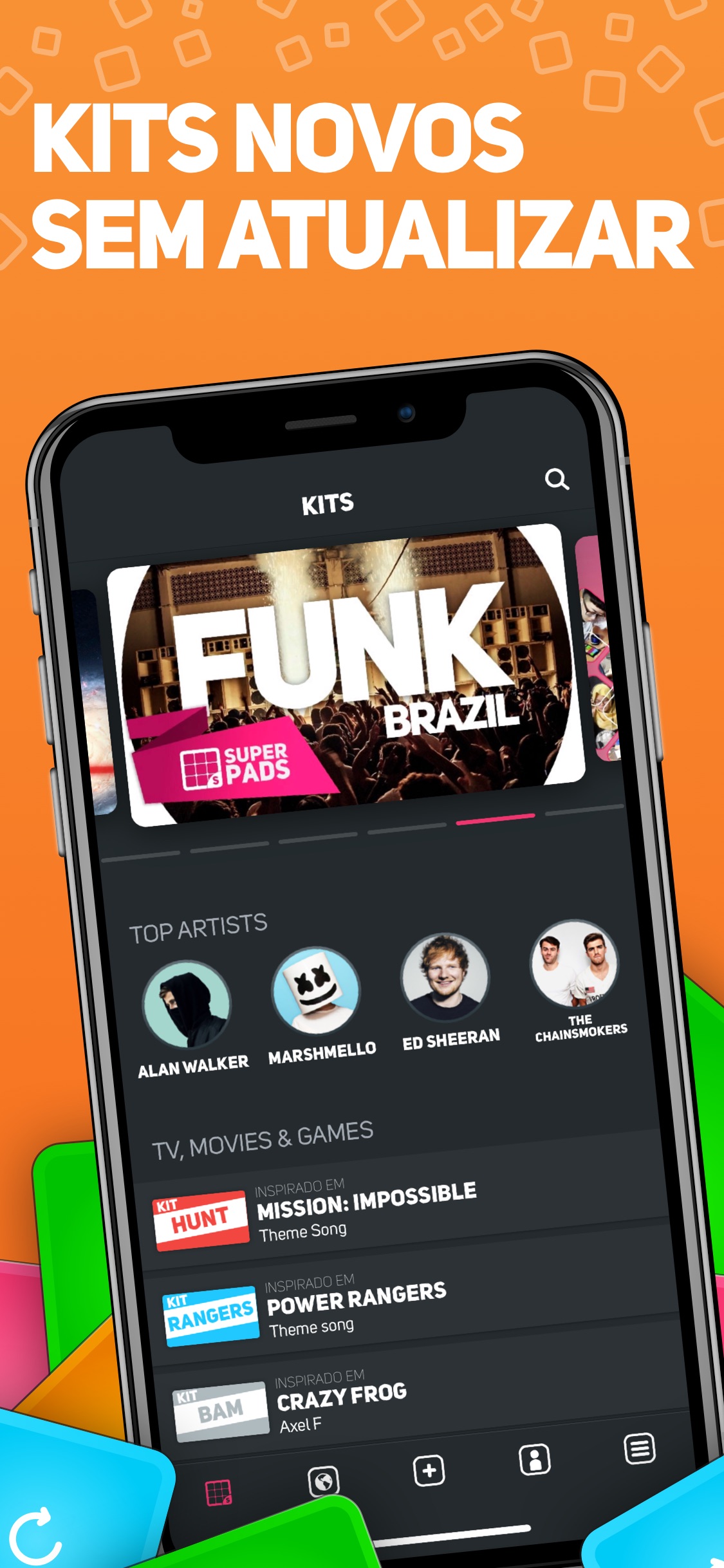 Screenshot do app SUPER PADS - Seja um DJ