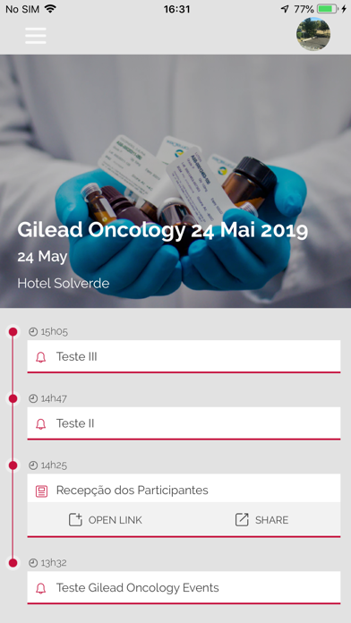Gilead Onco Events screenshot 2