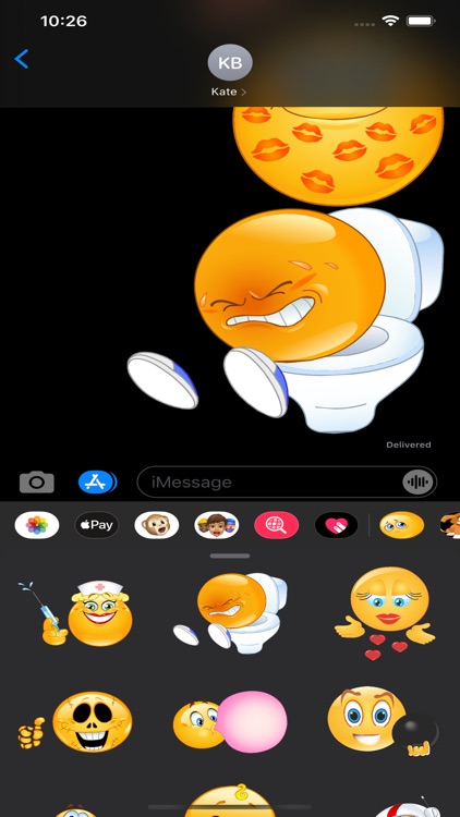 Emojis Gold & Stickers screenshot-3