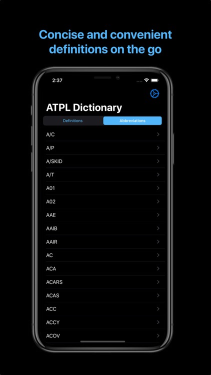 ATPL Dictionary