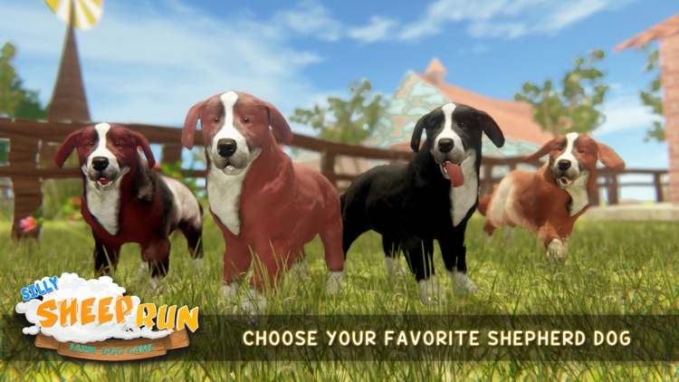 Silly Sheep Run- Farm Dog Game