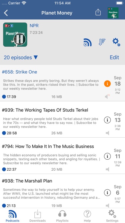 iCatcher! Podcast Player