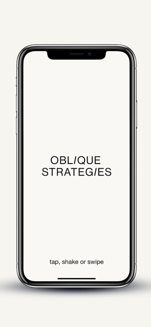 Oblique strategies cards pdf printable