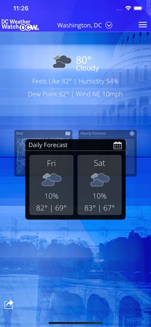 DCW50 - DC Weather Watch(圖1)-速報App