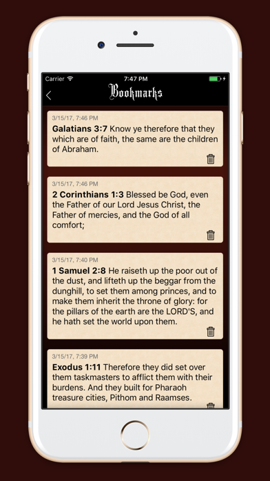 How to cancel & delete King James Version Holy Bible from iphone & ipad 4