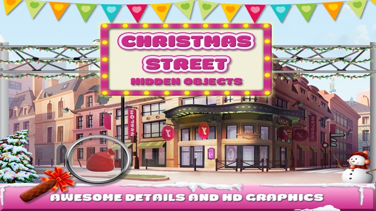 Christmas Street Hidden Object