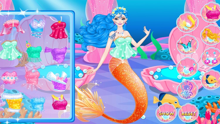 Mermaid Dress Up and Hairstyle screenshot-6