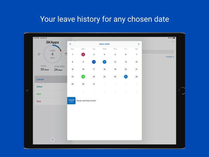 Time Off - Leave Tracker