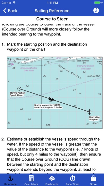 Sailing Reference