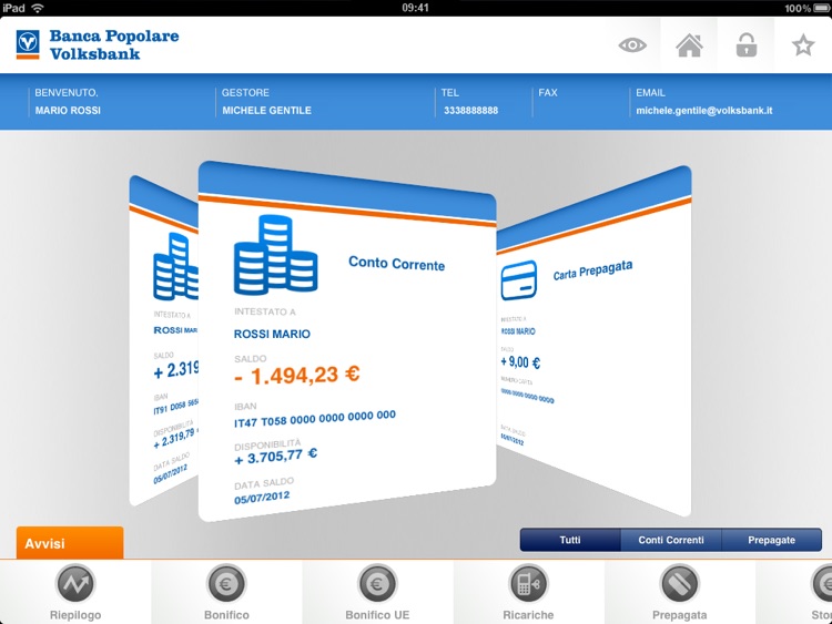 Banca Popolare·Volksbank iPad