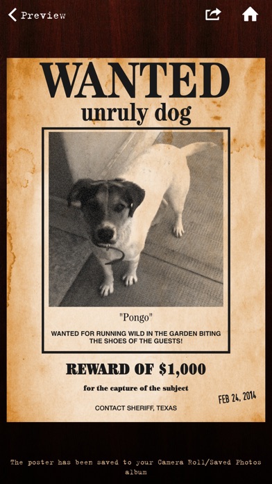 Wanted Poster Pro Screenshots