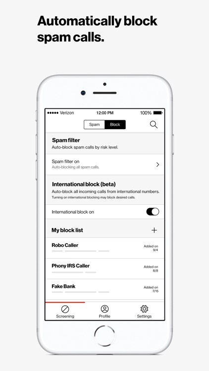 Verizon Call Filter screenshot-4
