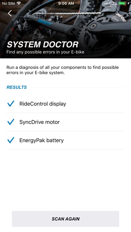 RideControl e-bike app screenshot-2