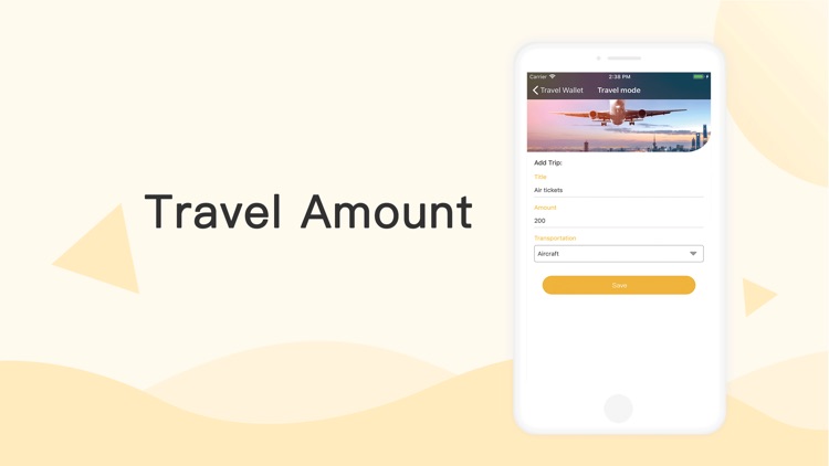 Travel Wallet:Record Bill